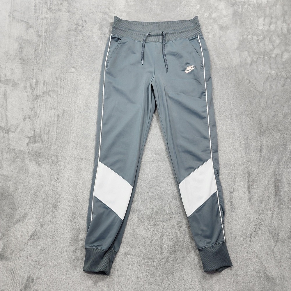 Nike Pants Womens S Gray‎ Heritage Track Jogger Tapered Athletic Running Workout